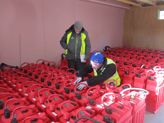 Isle of Canna battery testing