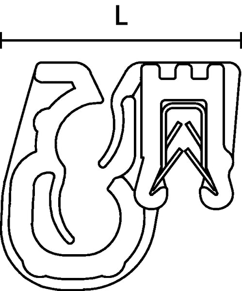 Edge Fastening Cable Clips