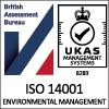 ISO 14001 Certification UKAS Badge