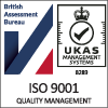 ISO 9001 Certification UKAS Badge