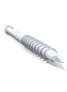 Solarport Ground Mount - Ground Screw Foundation