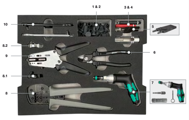 Staubli MC4 Toolset