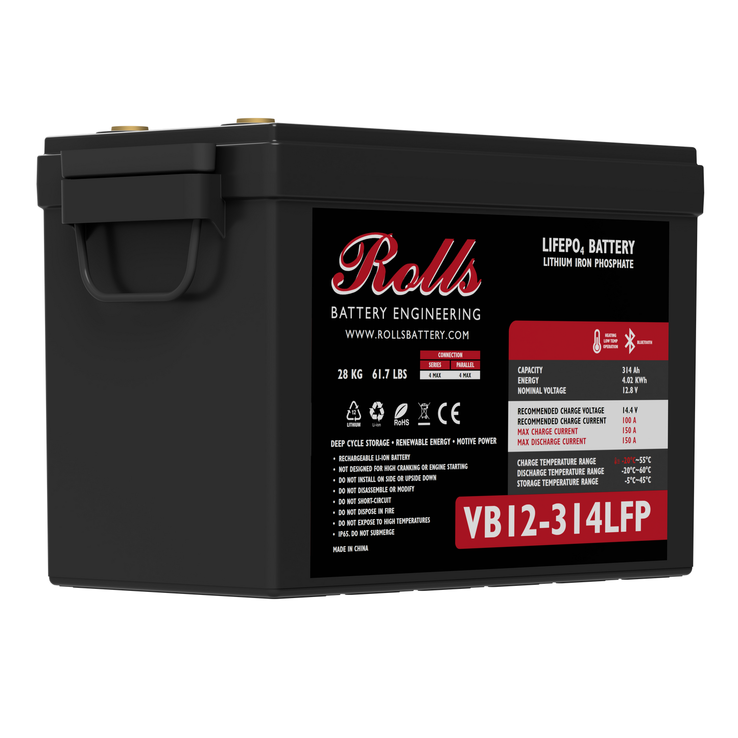 Rolls VB Series Lithium Batteries