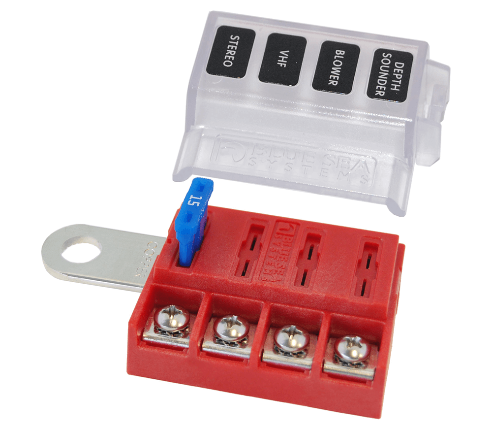 ST Blade Battery Terminal Mount Fuse Block