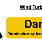 Wind turbine isolator label