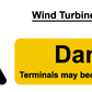 Wind turbine junction box label